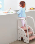Kids Step Stool Ladder for Bathroom and Home Use