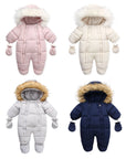 Baby Winter Snowsuit with Hood for Full Body Warmth