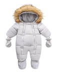 Baby Winter Snowsuit with Hood for Full Body Warmth