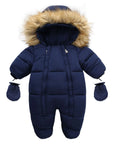 Baby Winter Snowsuit with Hood for Full Body Warmth
