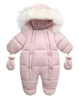 Baby Winter Snowsuit with Hood for Full Body Warmth