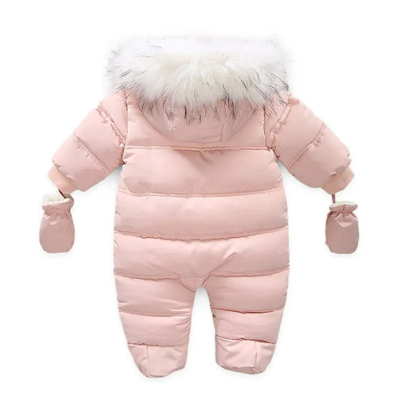 Baby Winter Snowsuit with Hood for Full Body Warmth