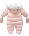 Baby Winter Snowsuit with Hood for Full Body Warmth