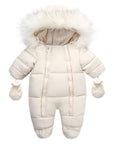 Baby Winter Snowsuit with Hood for Full Body Warmth