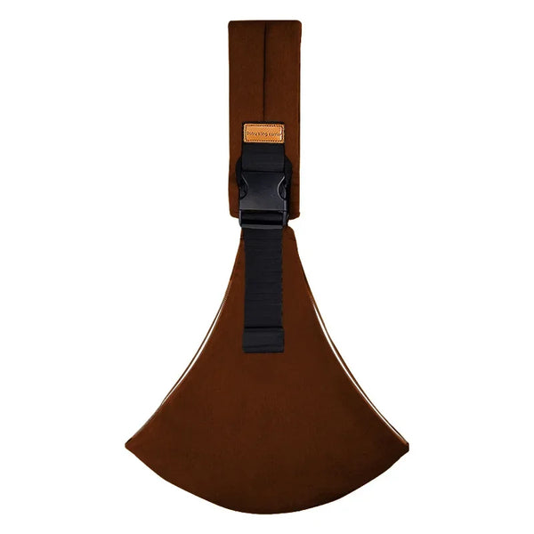 Little Kiddo |  Brown Ergonomic Baby Hip Seat Carrier for Comfortable Hands Free Carrying