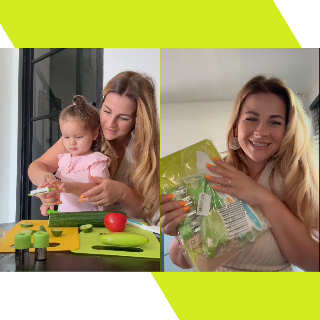 Kids Kitchen Learning Tool Set for Cooking Skills and Hands On Practice