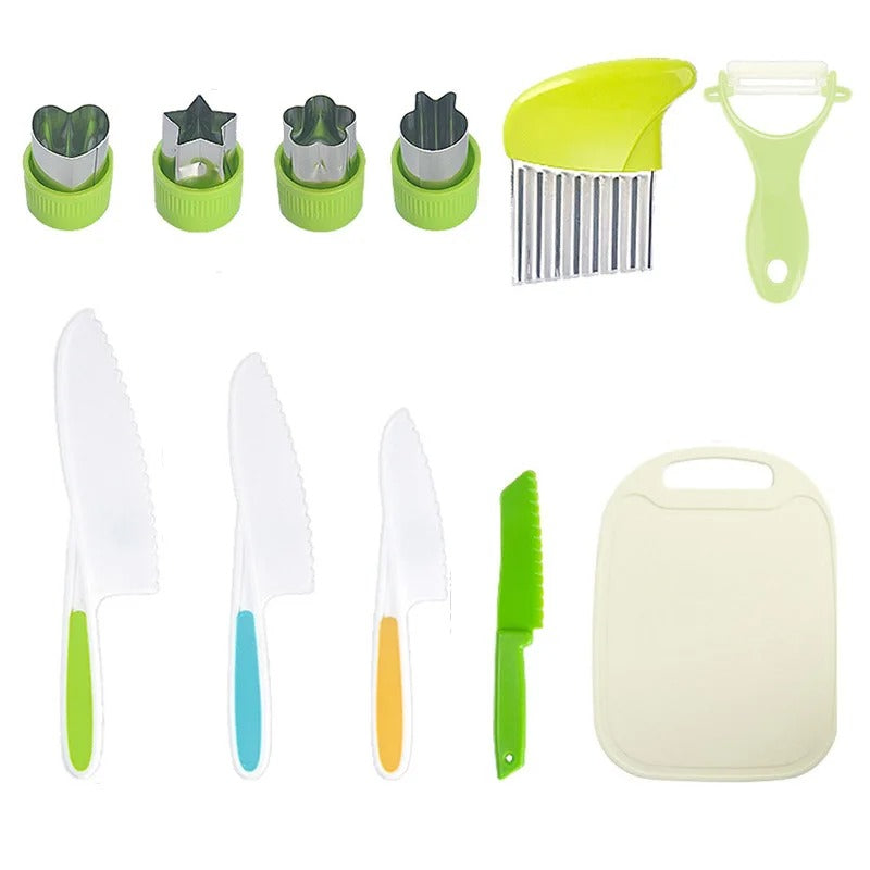 Kids Kitchen Learning Tool Set for Cooking Skills and Hands On Practice