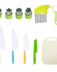 Kids Kitchen Learning Tool Set for Cooking Skills and Hands On Practice