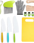 Kids Kitchen Learning Tool Set for Cooking Skills and Hands On Practice