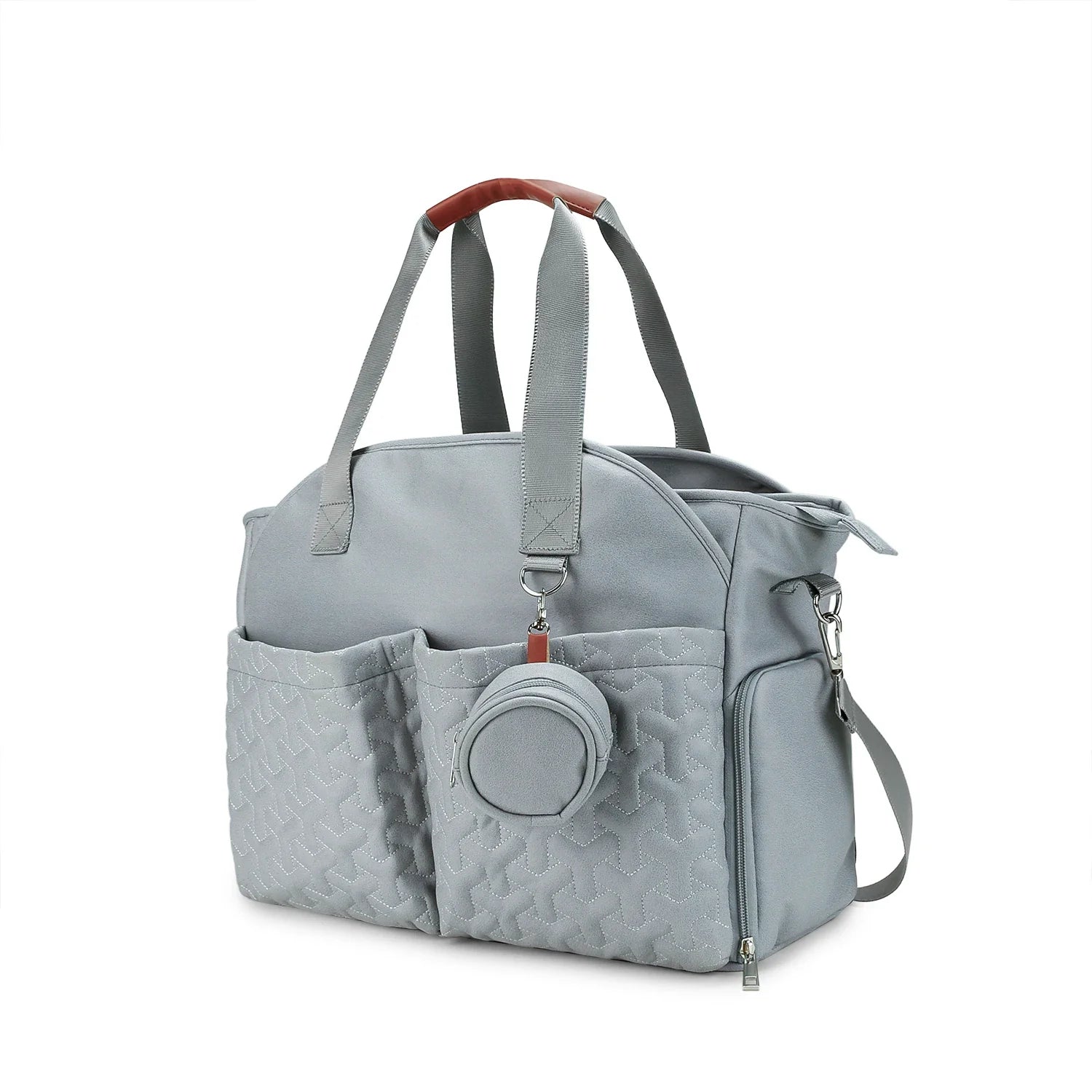 Multi-Function Diaper Tote Bag with Organized Storage