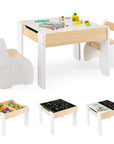 Multifunctional Kids Activity Table Set for Learning and Play